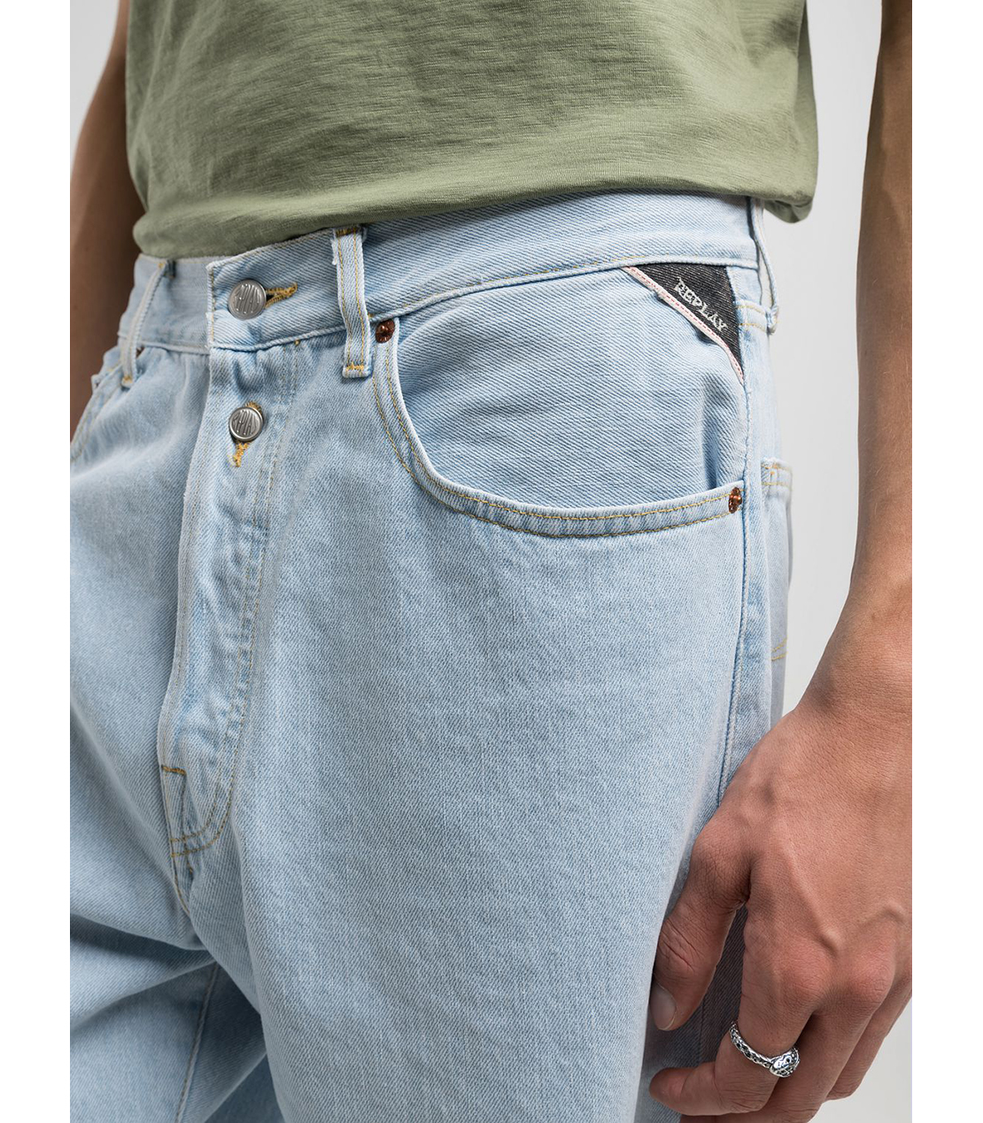 9Z1 ECO PLUS コンフォートストレートフィットデニム（セットアップモデル） 詳細画像 スーパーライトブルー 5